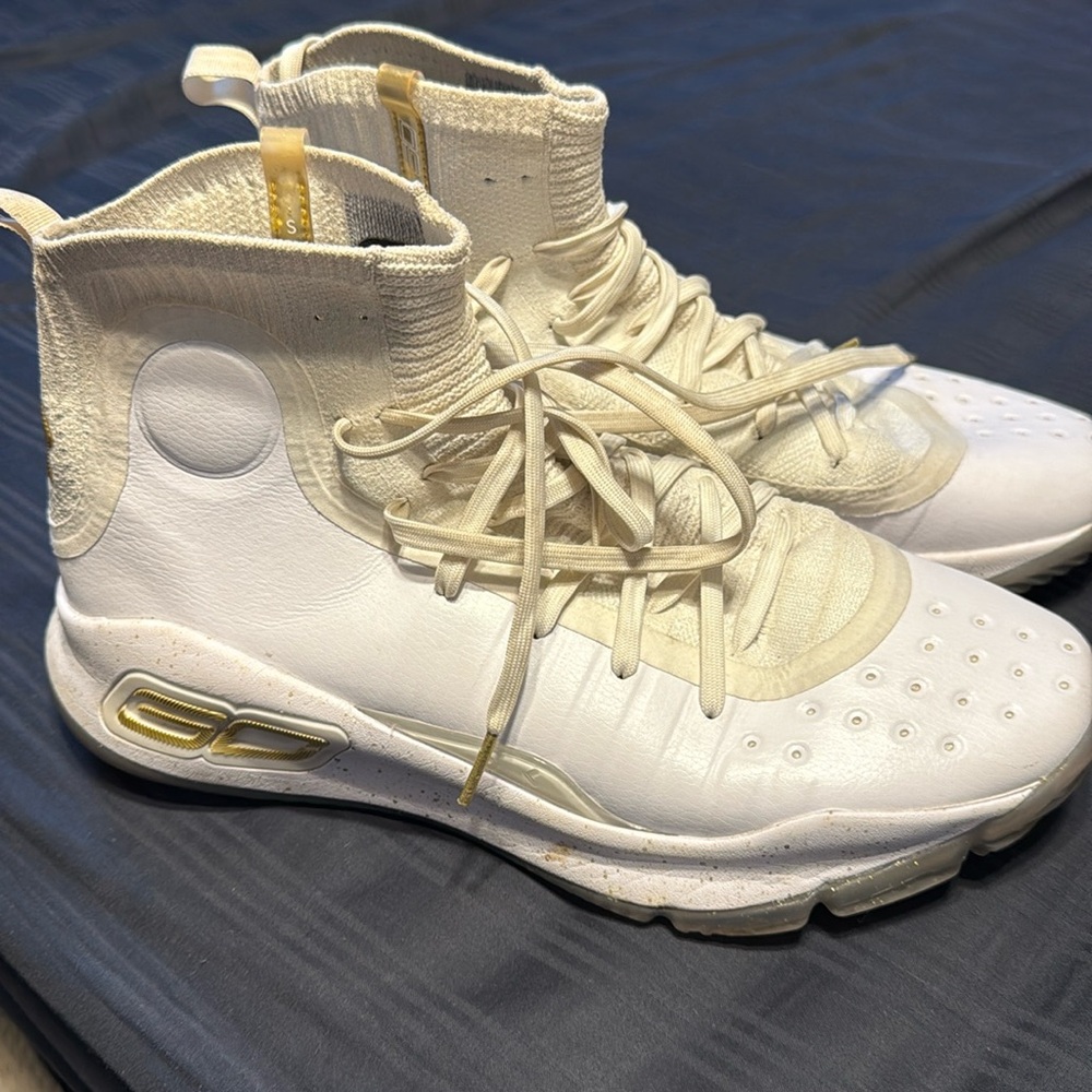 Under Armour Curry 4 “White Gold” 2017 Basketball Shoes